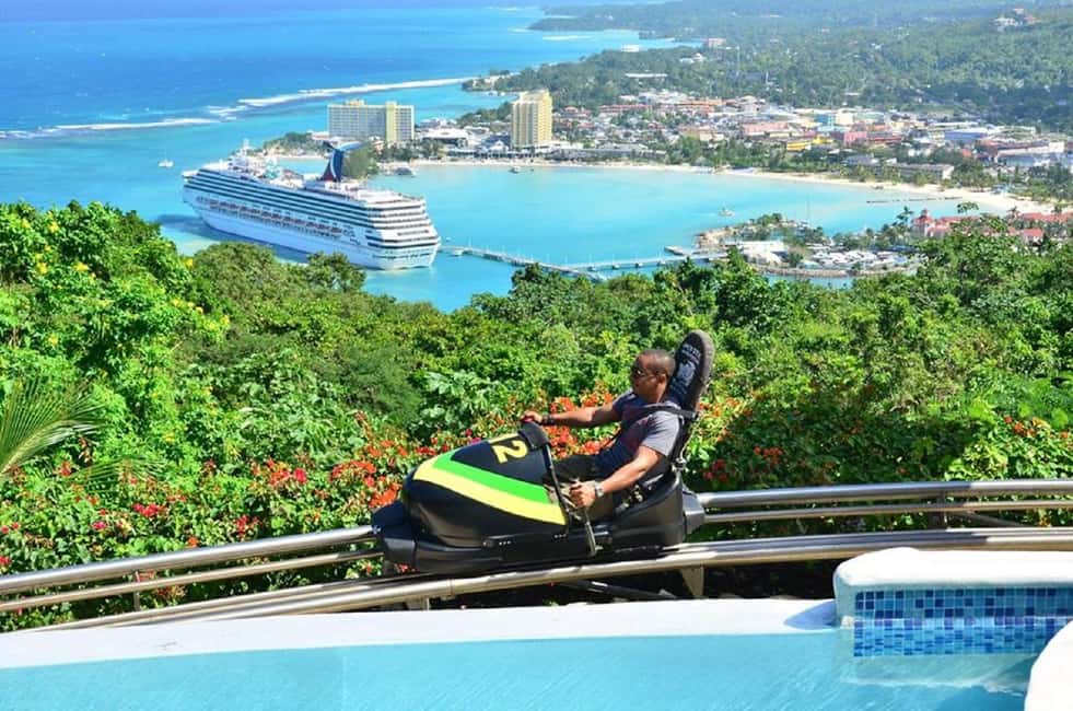 Jamaica: Bobsled and Dunn's River Falls Adventure Tour - Dunn’s River Falls climb and the boardwalk option