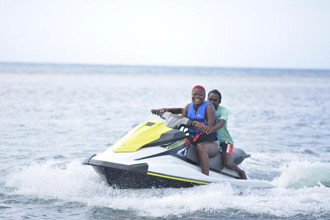 Jet Ski & River Rafting with Limestone Foot Massage from Montego Bay - The jet ski leg: 30 minutes of controlled sea power
