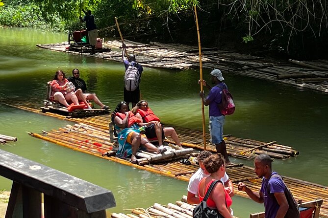 (Martha Brae River) Bamboo Rafting - Downriver Highlights: Swimming, Clear-Water Fish, and On-Raft Stop Time