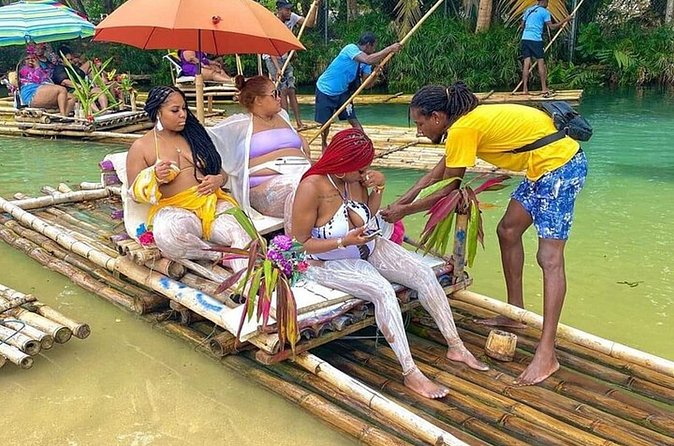 Martha Brae River Rafting And Luminous Lagoon Tour In Falmouth - Optional extras on the river: limestone massage and coconut
