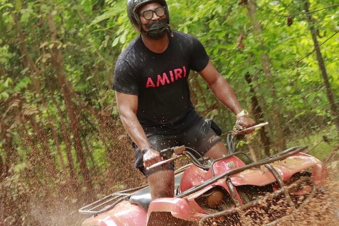 Montego Bay ATV Ride & Bamboo Rafting With Limestone Foot Massage - A Hillside Combo: Bamboo Rafting Meets ATV Power
