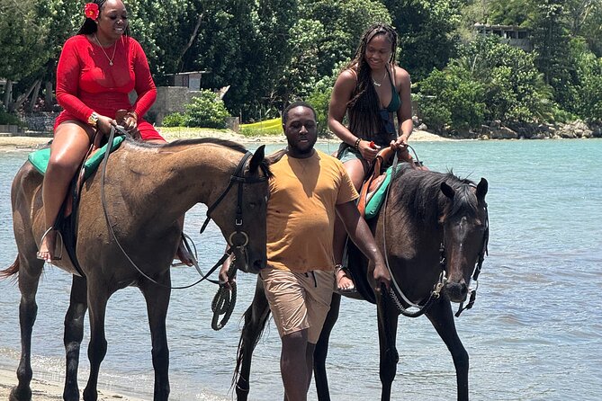 Montego Bay Beach Horseback Riding Tour - Safety and excitement: what the guide style looks like