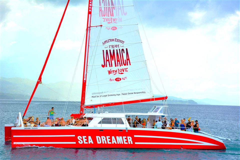 Montego Bay Catamaran Cruise and Snorkeling Tour - Guided Snorkeling From the Catamaran Steps: Simple Entry, Real Support