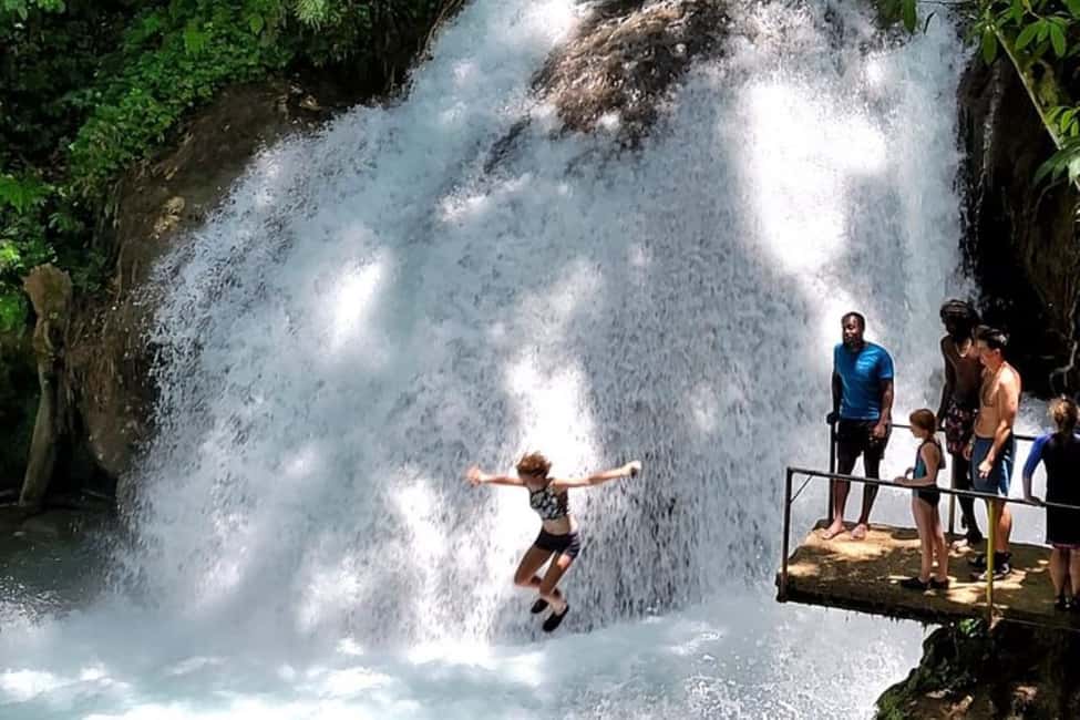 Montego Bay: Chuck Norris Falls & Dunn's River Falls Tour - Key highlights to know before you go