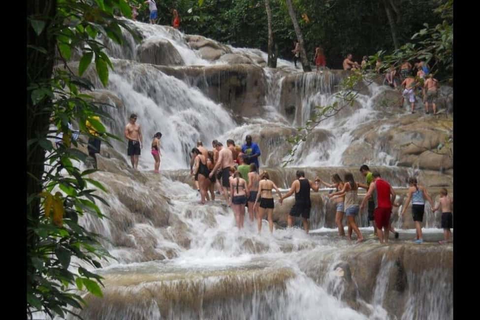 Montego Bay: Dunn's River Falls and River Rapids Adventure - Guides, and the small detail that made it better