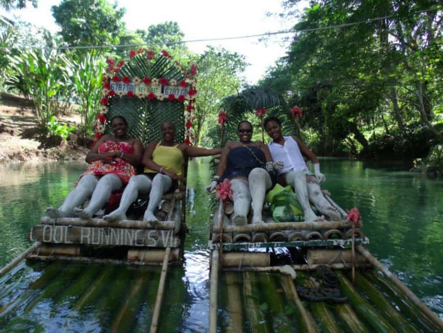 Montego Bay, Jamaica: Bamboo Rafting with Foot Massage - What the Bamboo Raft Cruise Feels Like on the River