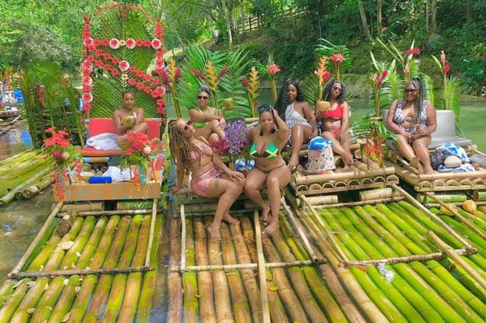Montego Bay, Jamaica: Bamboo Rafting with Foot Massage - Food, Drinks, and the Optional Hookah Cost