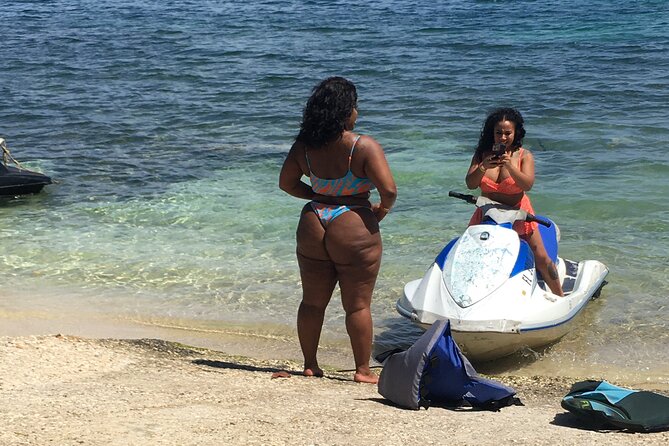 Montego Bay Jetski and Bamboo River Rafting Private Tour - Stop 1: Tropical Bliss Beach and Your Ocean Time