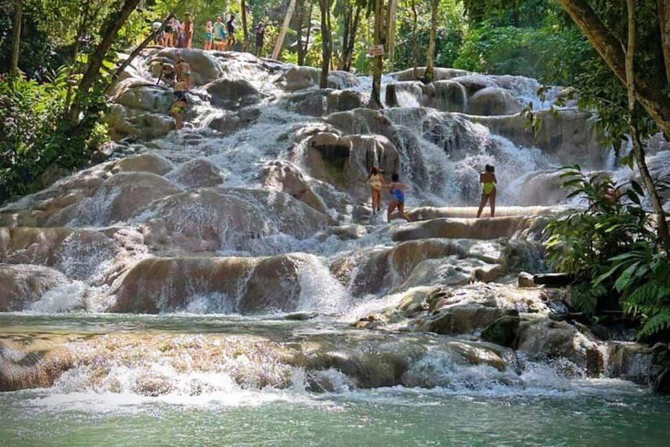 Montego Bay: Private Dunn's River Falls and Blue Hole Tour - Dunn’s River Falls climb: going up that famous 600-foot wall