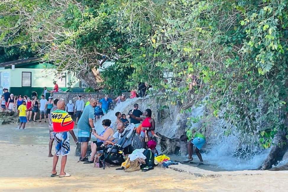 Montego Bay: Private Dunn's River Falls and Blue Hole Tour - Ocho Rios add-on: using the time for local food and shopping