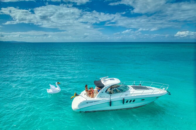 Montego Bay Private Yacht Tour with Open Bar and Lunch - Your 4-hour route: harbor cruise, marina snorkeling, Hip Strip lunch, sanctuary views