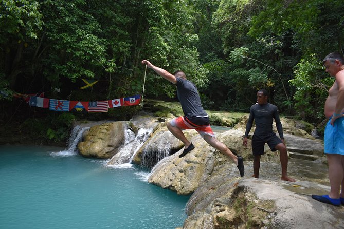 Montego Bay Shore Excursion: Blue Hole & Secret Falls Tour plus Shopping - Montego Bay port pickup to the Ocho Rios route