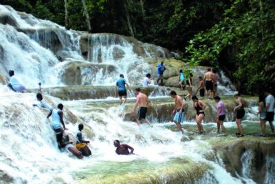 Montego Bay to Dunn's River Falls Half-Day Trip - The Swim + Assisted Waterfall Climb: Wet Feet, Real Adventure