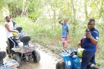 Montegobay ATV Riding - Pickup, bottled water, and music: the easy start that sets the mood