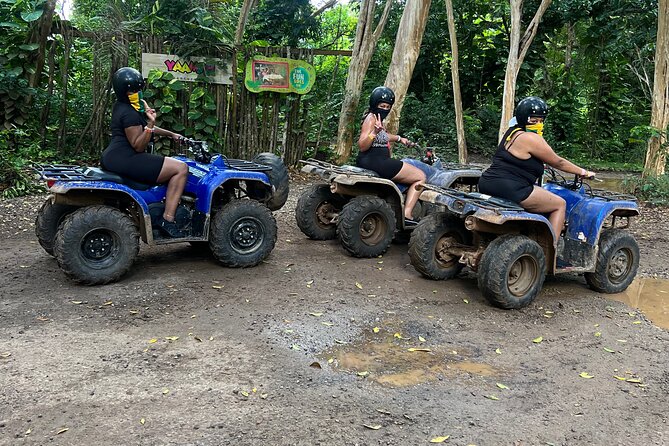 Negril Private Day Tour: ATV Ride, Party Catamaran & Ricks Cafe - Party catamaran cruise with snorkeling: the energy shift