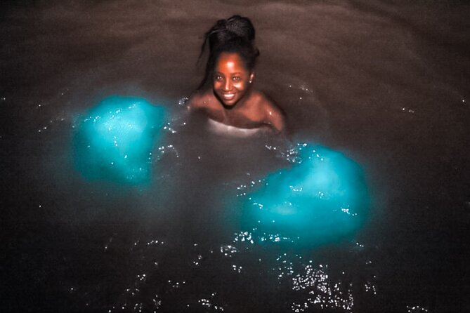 Night Tour-Luminating Blue Lagoon Waters - Glass-Bottom Boat Viewing: See the Light Without Guesswork