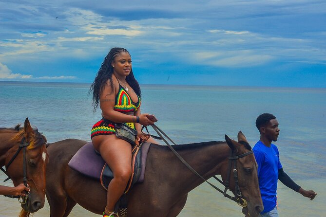 OCEAN HORSE-BACK RIDING & BAMBOO RAFTING + Limestone MASSAGE - Montego Bay to Ochi Rios: how the day actually moves