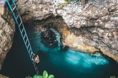Parasailing, Blue Hole Mineral Spring, Seven Mile Beach - From Montego Bay: private ride, air-conditioning, and hotel pickup