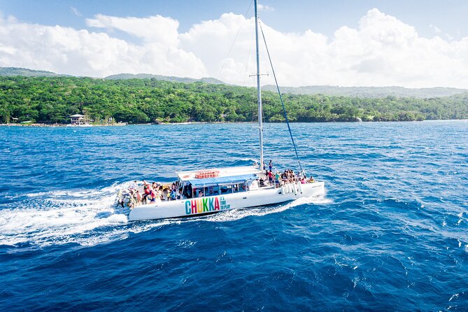 Party Catamaran with Dunns River Climb from Montego Bay - Chukka Cat from Montego Bay to Ocho Rios: a day that moves