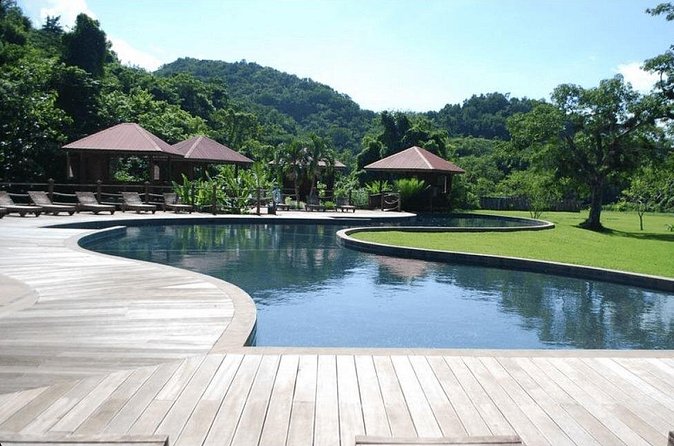 Private Adventure to YS Falls - Floyd’s Pelican Bar: ocean-side vibes with a short boat ride