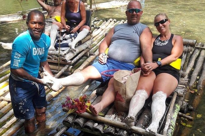 Private Bamboo Rafting along Great River with Pickup - Coconut juice and the little comforts that change the mood