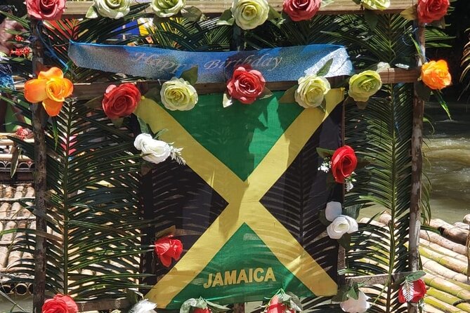 Private Bamboo River Raft with Limestone Massage in Montego Bay - Entering the 30 ft bamboo raft on Jamaica’s Great River