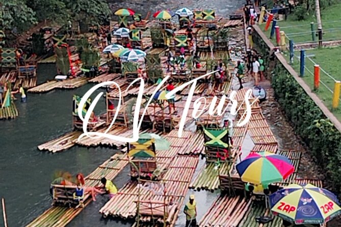 Private Bamboo River Raft with Limestone Massage in Montego Bay - Scenic road stops: Hip Strip, shopping area, and Wiltshire farms