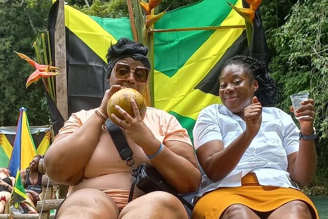 Private Bamboo River Raft with Limestone Massage in Montego Bay - On the river: calm water, captain energy, and time to relax