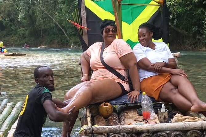 Private Bamboo River Raft with Limestone Massage in Montego Bay - How the private format changes the whole day