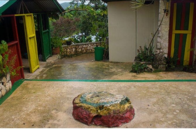 Private Bob Marley 9 mile & DunnsRiverFalls Tour from Montego Bay - Mammee Bay Waterwheel: the sugar-era symbol between stops