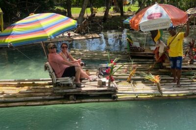 Private Dunn's River and Bamboo Rafting Combo from Ocho Rios - White River tube float with reggae-style serenades