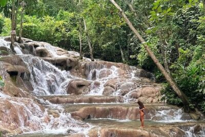 Private Dunn's River Falls and Blue Hole Tour Ocho Rios Jamaica - Dunn’s River Falls: the hand-in-hand 600-foot climb