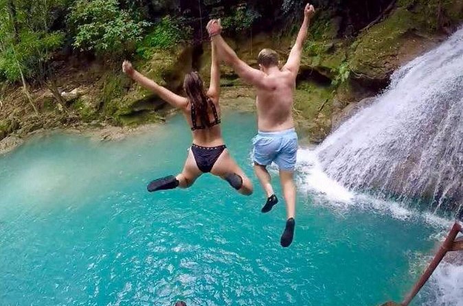 [PRIVATE] Dunn's River Falls, Blue Hole & Secret Falls w/Entrance - Blue Hole: tickets, life vests, and how to play safely