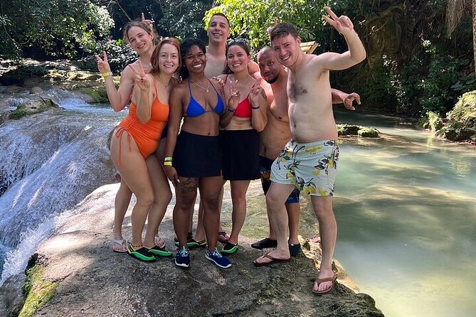 Private fun fill tour from Montego Bay to dunns river & blue hole - Blue Hole: secret-fall energy with real swimming time