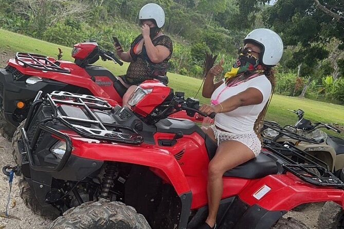 Private Horse Back Riding with ATV Combo. - ATV ride through Saint James Parish hills with a guide beside you