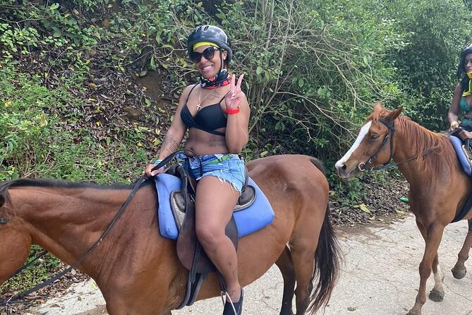 Private Transportation with ATV, Horseback Riding & More Tour - Horseback into the ocean: the part people remember