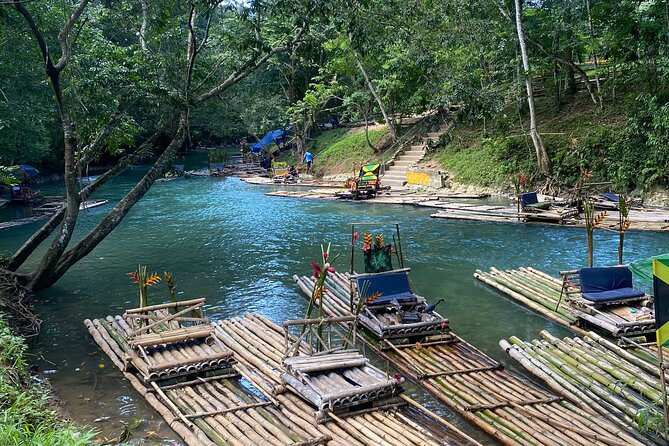 Rafting Atv and Ricks cafe - Bamboo Rafting at Great River: One Mile, Music-Box Fun, and a Limestone Reset