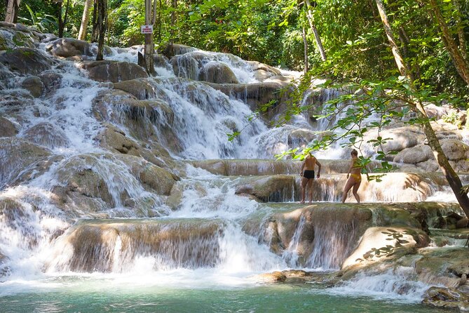 Rio Nuevo Bamboo River Rafting & Dunn's River Falls - Rio Nuevo bamboo rafting on a traditional 30-foot raft