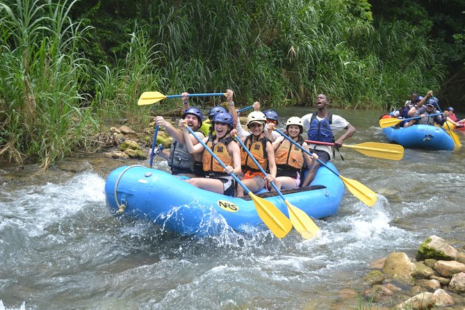 River Rapids Waterfalls Rafting and Beach Adventure - Rio Bueno rafting in Montego Bay: Class II thrills with a safety-first guide