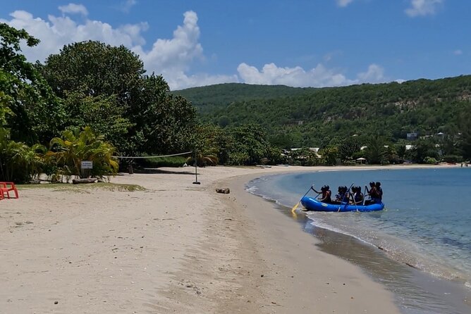 River Rapids Waterfalls Rafting and Beach Adventure - Optional waterfall hike and swim: when to say yes (or no)