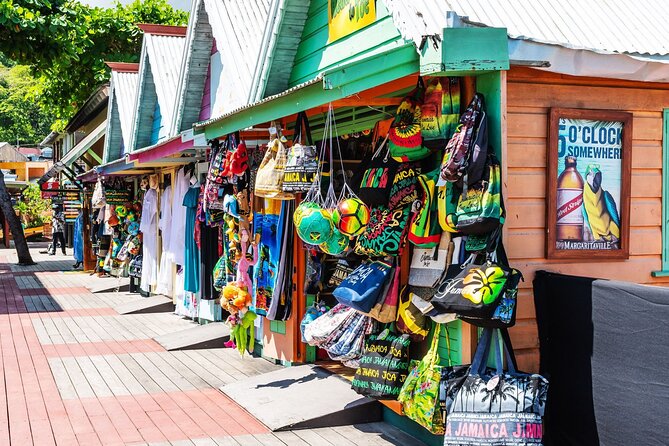 Sightseen tour and Souvenir shopping with private transportation in Montego Bay - Drinks Included: Red Stripe, Water, and Rum on Request