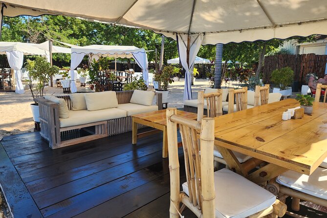 VIP Oceanfront Cabana at Bamboo Beach Club in Montego Bay - Cabana Setup and Reserved Chairs: Shade and Seating Without the Stress
